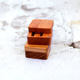 Wood Jewelry Cuff Links Box Groom Case Wedding Party Cufflinks Bowtie Gift