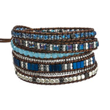 Bohemian 4mm Bead Wrap Bracelet