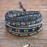 Bohemian 4mm Bead Wrap Bracelet