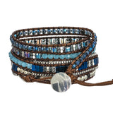 Bohemian 4mm Bead Wrap Bracelet