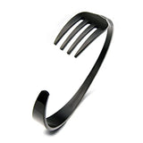 Stainless Steel Fork Bracelet Adjustable Opening Jewelry