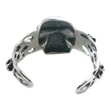 Men's Stainless Steel Gothic Skull Bangle