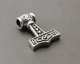 Men's Stainless Steel Thor's Hammer Mjolnir Pendant