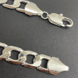 925 Silver Necklace 2-12MM 40-75cm Men Women Face Chain Jewelry