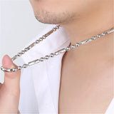 Men's Vintage 925 Sterling Silver Bead Necklace Holiday Gift