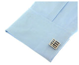 Men's Copper Abacus Cuff Links Novel Counting Frame Cufflinks