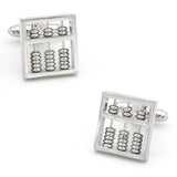 Men's Copper Abacus Cuff Links Novel Counting Frame Cufflinks