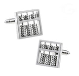 Men's Copper Abacus Cuff Links Novel Counting Frame Cufflinks
