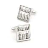 Men's Copper Abacus Cuff Links Novel Counting Frame Cufflinks