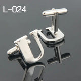 High Quality Men's Letter U Cufflinks 2014 Design