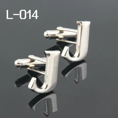 Men's High Cufflinks For Men 2014 Letter J Wholesale