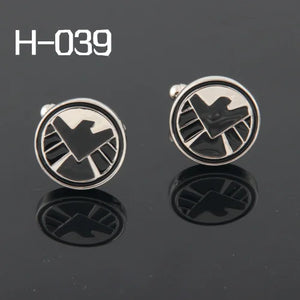 High Superhero Cufflinks 2016Cuff Links Wholesales S.H.I.E.L.D