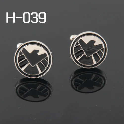 High Superhero Cufflinks 2016Cuff Links Wholesales S.H.I.E.L.D