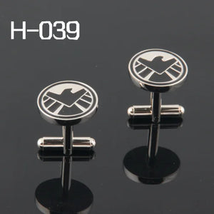 High Superhero Cufflinks 2016Cuff Links Wholesales S.H.I.E.L.D