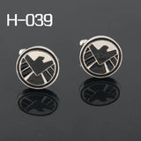 High Superhero Cufflinks 2016Cuff Links Wholesales S.H.I.E.L.D