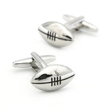 Men's American Football Cuff Links in Silver