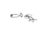 Men's American Football Cuff Links in Silver