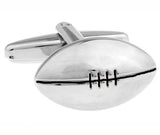 Men's American Football Cuff Links in Silver