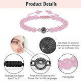 Personalized Projection Crystal Stone Bracelet for Men and Women