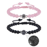 Personalized Projection Crystal Stone Bracelet for Men and Women