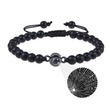 Personalized Projection Crystal Stone Bracelet for Men and Women