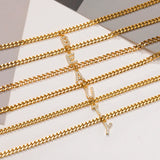 Men's Alphabet Anklet, Letter Bracelet for Men