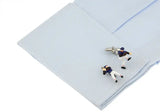 Men's Baseball Player Cuff Links Brass Sport Cufflinks