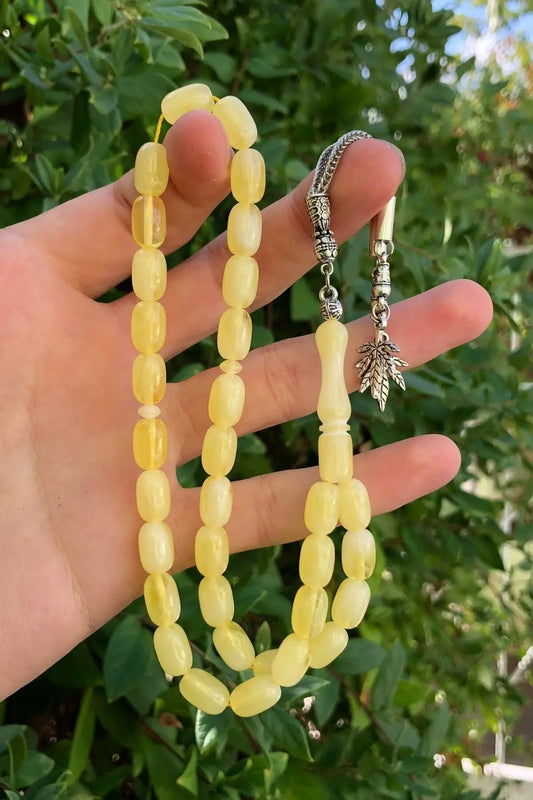 Men's Beirut Powder Amber Rosary