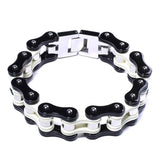 Men's Stainless Steel Biker Chain Bracelet Motorcycle Link Bangles