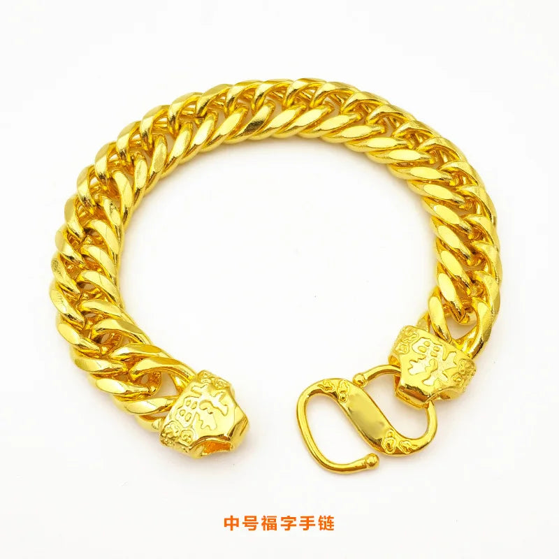 Men's 24k Pure Bracelets Set - Birthday Gift