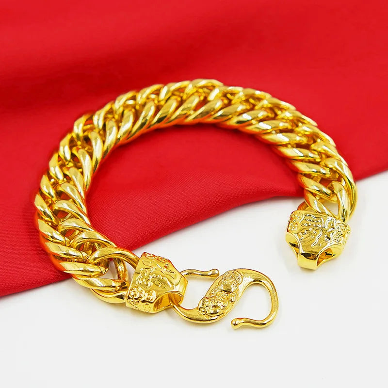 Men's 24k Pure Bracelets Set - Birthday Gift