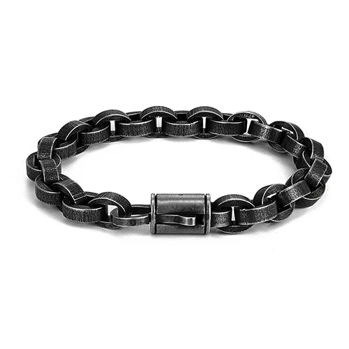 Men's Stainless Steel Chain Bracelet for Boyfriend Gift