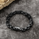Men's Stainless Steel Chain Bracelet for Boyfriend Gift