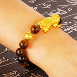Men's 12mm Tiger Eyes Stone Chakra Bracelet