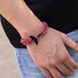 Men's Rope Ocean Tail Bracelet, Adjustable Camping Wrap For Him