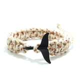 Men's Rope Ocean Tail Bracelet, Adjustable Camping Wrap For Him