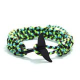 Men's Rope Ocean Tail Bracelet, Adjustable Camping Wrap For Him