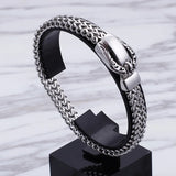 Men's Titanium Steel Rock Bracelet European and American Style