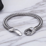 Men's Titanium Steel Rock Bracelet European and American Style