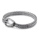 Men's Titanium Steel Rock Bracelet European and American Style
