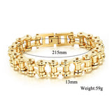 Men's Bike Charm Stainless Steel Bracelet Chain Jewelry Birthday Gift