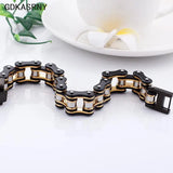 Men's Stainless Steel Link Chain Bracelet Punk Jewelry Gift