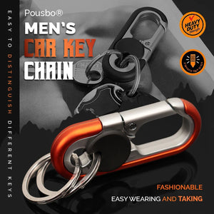 Men's Car Key Chain Keychain Key Holder Metal Key Ring Car Styling Auto