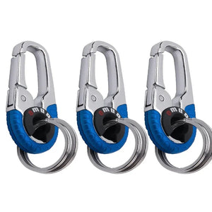Men's Stainless Steel Key Holder Keyring for Car Camping Climbing