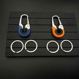 Men's Stainless Steel Key Holder Keyring for Car Camping Climbing