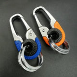 Men's Stainless Steel Key Holder Keyring for Car Camping Climbing