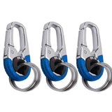 Men's Stainless Steel Key Holder Keyring for Car Camping Climbing
