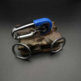 Men's Stainless Steel Key Holder Keyring for Car Camping Climbing