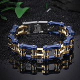 Men's Biker Motorcycle Chain Link Bracelets Stainless Steel