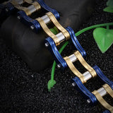 Men's Biker Motorcycle Chain Link Bracelets Stainless Steel